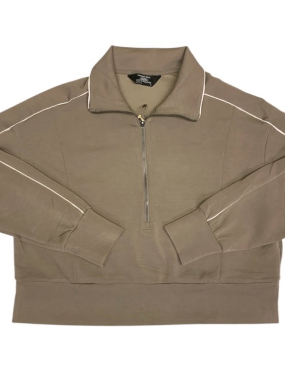 Member's Mark Women's‎ Sandwash Half-Zip Pullover, Long Sleeve, Mock Collar